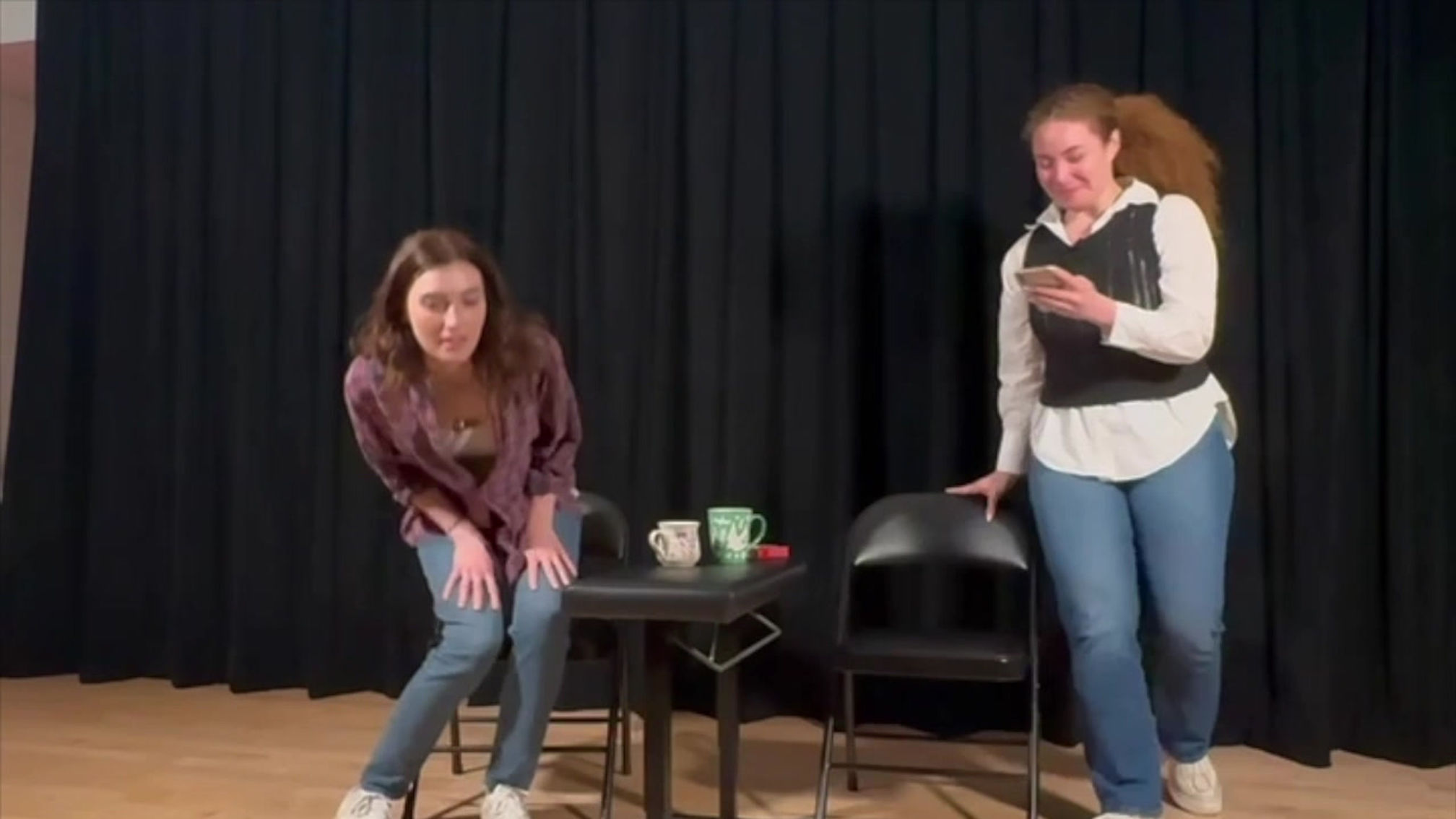 Scene from the play Inside Out by Tanika Gupta